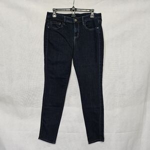 a.n.a Petite Dark Blue Denim Jegging Size 30/10P
